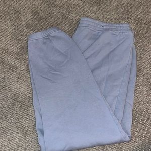 Blue sweatpants